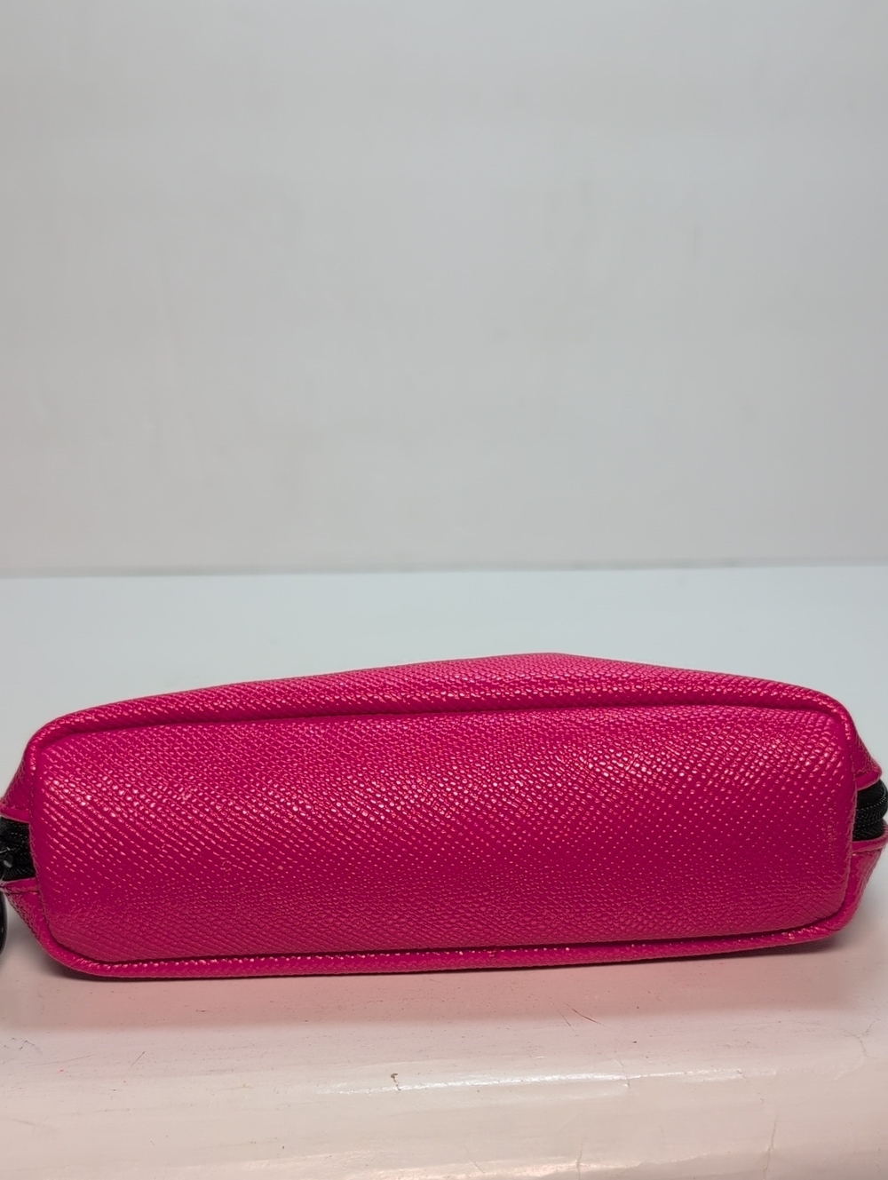 Dior Hot Pink Textured Cosmetic Pouch Accessory Makeup Bag - Picture 7 of 10